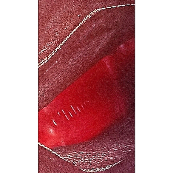 Chloe Three Buckle Wooden Heel Knee-high Leather Boot Size US 7 Brown - Picture 13 of 15